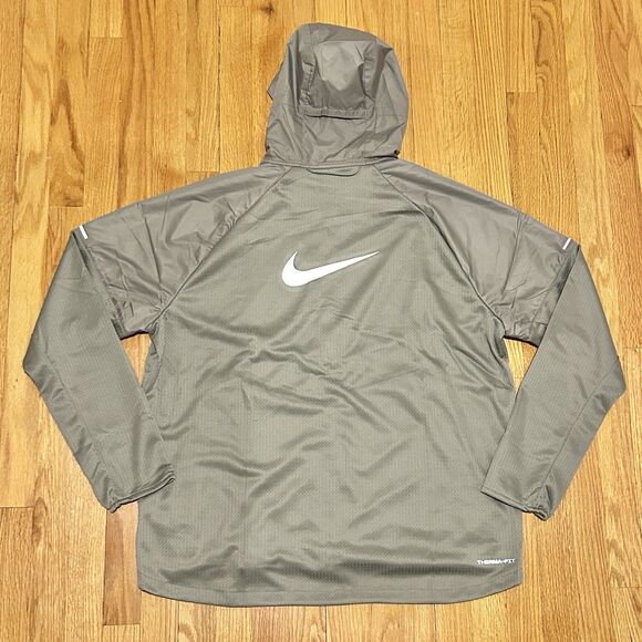 Nike Sphere Miler Men’s Size XL Repel Dark Stucco Silver Running Jacket - Picture 4 of 9